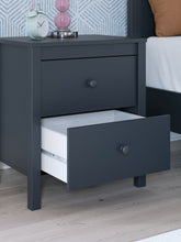 Load image into Gallery viewer, Simmenfort - Two Drawer Night Stand - Navy Blue