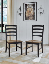 Load image into Gallery viewer, Wildenauer - Dining Room Side Chair (Set of 2) - Brown / Black