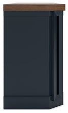 Load image into Gallery viewer, Landocken - XL TV Stand W/Fireplace Option - Brown / Blue