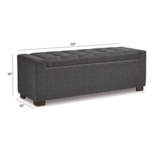 Load image into Gallery viewer, Cortwell - Storage Bench - Gray