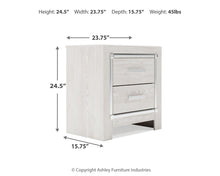Load image into Gallery viewer, Altyra - Two Drawer Night Stand - White