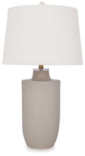 Load image into Gallery viewer, Cylener - Ceramic Table Lamp - Off White
