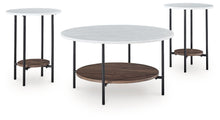 Load image into Gallery viewer, Wrenwich - Occasional Table Set (Set of 3) - Brown / Black / White