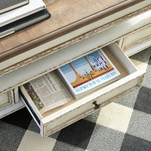 Load image into Gallery viewer, Realyn - Lift Top Cocktail Table - White / Brown