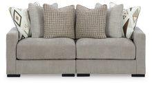 Load image into Gallery viewer, Aslan Court - 2-Piece Loveseat Sectional - Pebble