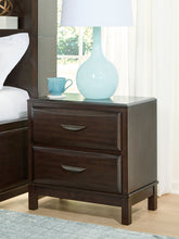 Load image into Gallery viewer, Vanmore - Two Drawer Night Stand - Dark Brown