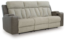 Load image into Gallery viewer, WhipLash - Power Reclining Sofa With Adj Headrest - Sisal