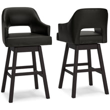 Load image into Gallery viewer, Tallenger - Upholstered Swivel Barstool (Set of 2)