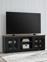 Load image into Gallery viewer, Wildenauer - XL TV Stand With Fireplace Option - Brown / Black