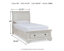 Load image into Gallery viewer, Robbinsdale - Sleigh Bed