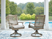 Load image into Gallery viewer, Rainier Ranch - Swivel Chair With Cushion (Set of 2) - Brown / Beige