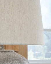 Load image into Gallery viewer, Dreward - Paper Table Lamp - Distressed Gray