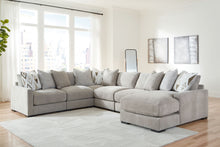 Load image into Gallery viewer, Aslan Court - 7 Pc. - 6-Piece Sectional With Raf Corner Chaise, Ottoman - Pebble