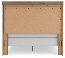 Load image into Gallery viewer, Oliandon - 3 Pc. - Queen Panel Bed, Dresser And Mirror - Light Brown