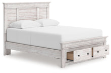 Load image into Gallery viewer, Makidern - Panel Storage Bed With Storage Footboard