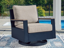 Load image into Gallery viewer, East Beach - Swivel Glider Chair With Cushion - Blue