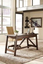 Load image into Gallery viewer, Baldridge - Home Office Large Leg Desk - Rustic Brown