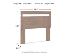 Load image into Gallery viewer, Flannia - Full Panel Headboard - Gray