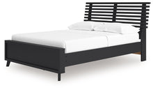 Load image into Gallery viewer, Danziar - Full Slat Panel Bed - Black