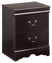 Load image into Gallery viewer, Huey Vineyard - Two Drawer Night Stand - Black