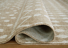 Load image into Gallery viewer, Bunchly - 5' x 7' Rug - Tan / Brown / Cream