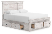 Load image into Gallery viewer, Makidern - Panel Storage Bed With Under Bed Storage Unit And Storage Footboard