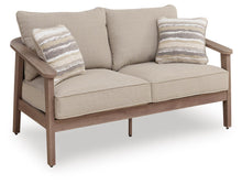 Load image into Gallery viewer, Harmony Headlands - Loveseat With Cushion - Natural / Gray