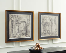 Load image into Gallery viewer, Downyard - Wall Art Set (Set of 2) - Black / Beige