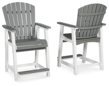 Load image into Gallery viewer, Transville - Barstool (Set of 2) - Gray / White
