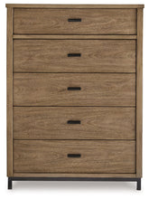 Load image into Gallery viewer, Tomtyn - Five Drawer Chest - Light Brown