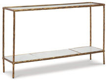 Load image into Gallery viewer, Ryandale - Console Sofa Table - Antique Brass Finish