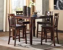Load image into Gallery viewer, Bennox - DRM Counter Table Set (Set of 5) - Brown