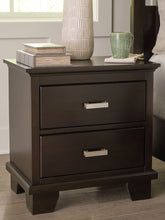 Load image into Gallery viewer, Covetown - Two Drawer Night Stand - Dark Brown