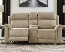 Load image into Gallery viewer, Next-Gen Durapella - Reclining Power Loveseat With Console