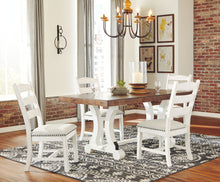 Load image into Gallery viewer, Valebeck - Rectangular Dining Room Table - White / Brown