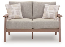 Load image into Gallery viewer, Grover Beach - Loveseat With Cushion - Driftwood