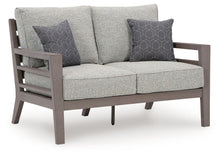 Load image into Gallery viewer, Hillside Barn - Loveseat W/Cushion - Gray / Brown
