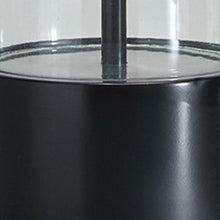 Load image into Gallery viewer, Kerrbrook - Glass Table Lamp - Clear / Black