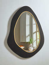 Load image into Gallery viewer, Kierlock - Accent Mirror - Black / Gold Finish