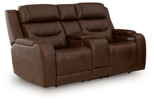Load image into Gallery viewer, Knightington - Power Reclining Loveseat With Audio Seating