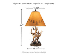 Load image into Gallery viewer, Derek - Poly Table Lamp (Set of 2) - Brown