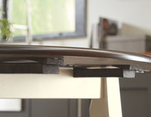 Load image into Gallery viewer, Woodanville - Round DRM Drop Leaf Table - Cream / Brown