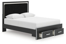 Load image into Gallery viewer, Zuraleus - Upholstered Panel Platform Storage Bed