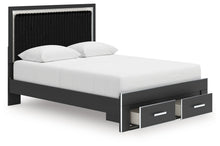 Load image into Gallery viewer, Zuraleus - Upholstered Panel Platform Storage Bedroom Set