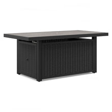 Load image into Gallery viewer, Beachcroft - Rectangular Fire Pit Table - Black / Light Gray