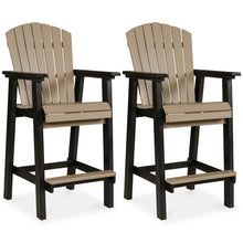 Load image into Gallery viewer, Fairen Trail - Tall Barstool (Set of 2) - Black / Driftwood
