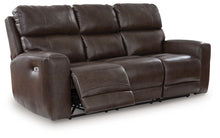 Load image into Gallery viewer, Crossplex - Power Reclining Sofa With Adjustable Headrest - Smoke