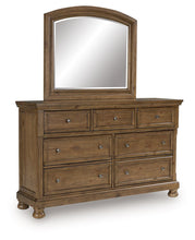 Load image into Gallery viewer, Feddinger - Dresser And Mirror - Medium Brown