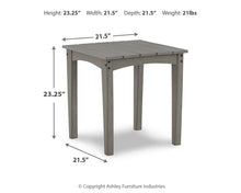 Load image into Gallery viewer, Visola - Square End Table - Gray