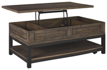 Load image into Gallery viewer, Johurst - LIFT TOP COCKTAIL TABLE - Grayish Brown